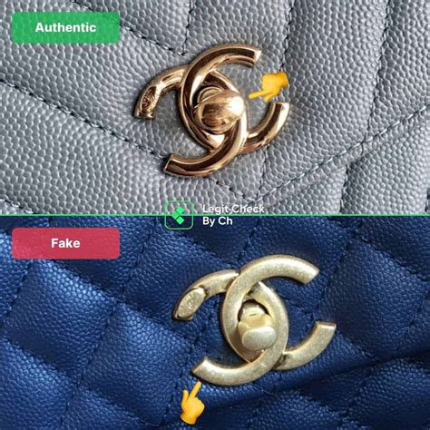 chanel coco handle fake vs real|is chanel counterfeit.